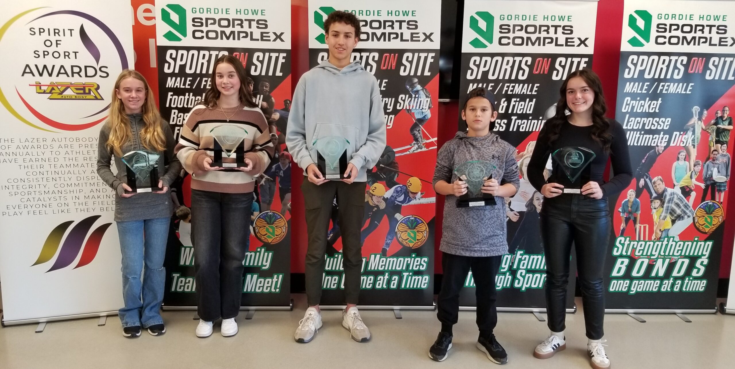 Read more about the article Lazer Autobody Spirit of Sport Awards winners announced